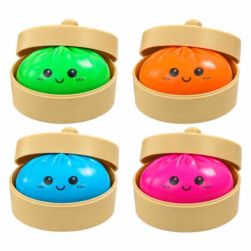 Squishy Mystery Dumpling Glow in the Dark Squishy, stressbal die licht geeft in het donker