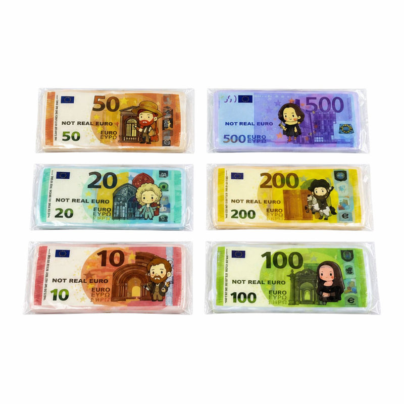 Squishy Mystery Euro Banknote Squishy, zachte squishy in eurobiljet vorm
