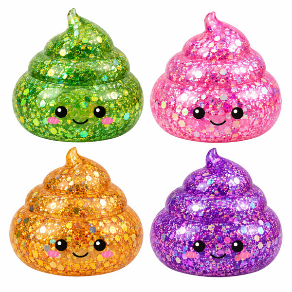 Squishy Mystery Sugar Glitter Poo Squishy, verrassende glitter squishy in poepvorm