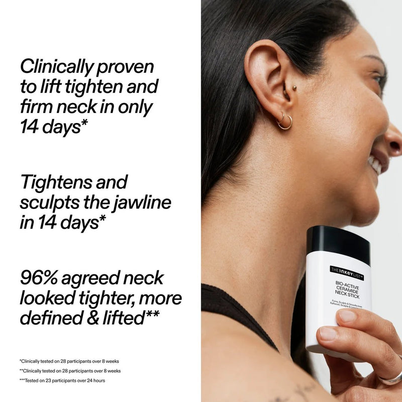 The Inkey List Bio-active Ceramide Neck Stick, nekbehandeling in stickvorm