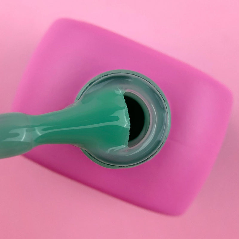 Lunamoon Top Glass Nr14, gekleurde gellak topcoat zonder plaklaag voor langdurige glans.