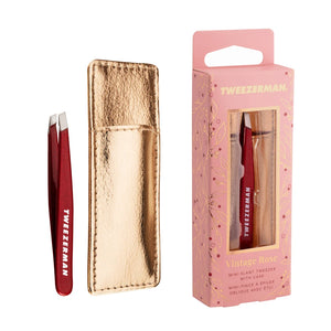 Vintage Rose Mini Set Tweezer with Case