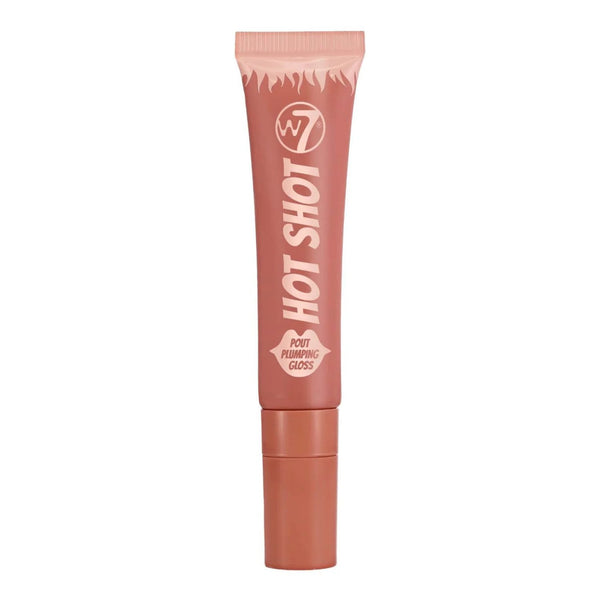 W7 Cosmetics W7 Hot Shot Pout Plumping Gloss Nude Pulse