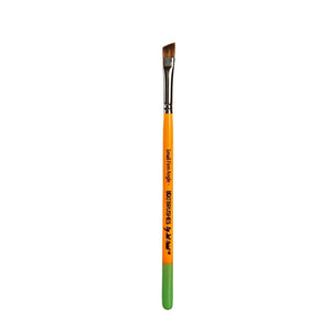 Face Painting Brushes By Jest Paint Short Small Firm Angle 1/4 Inch