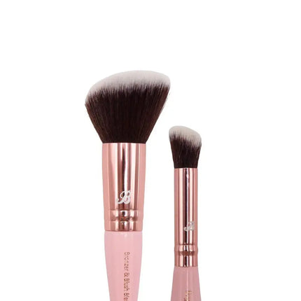 Blush kwast van Boozyshop in soft pink en goud