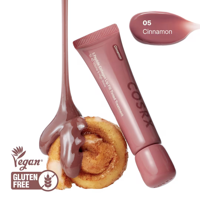 5 Peptide Collagen Lip Fill Tinted Treatment 05 Cinnamon