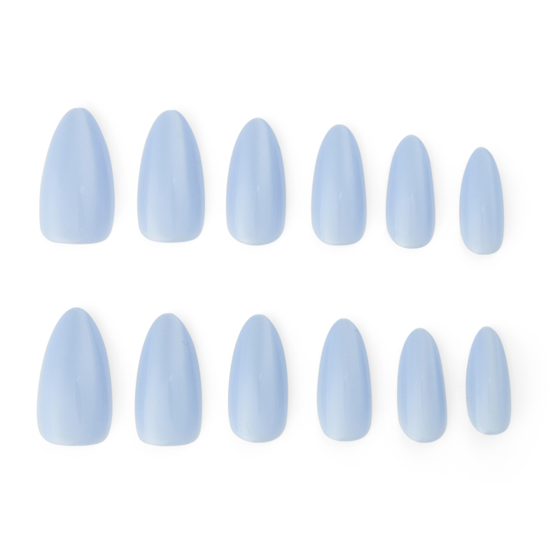 Press On Nails Blue Mood S/M