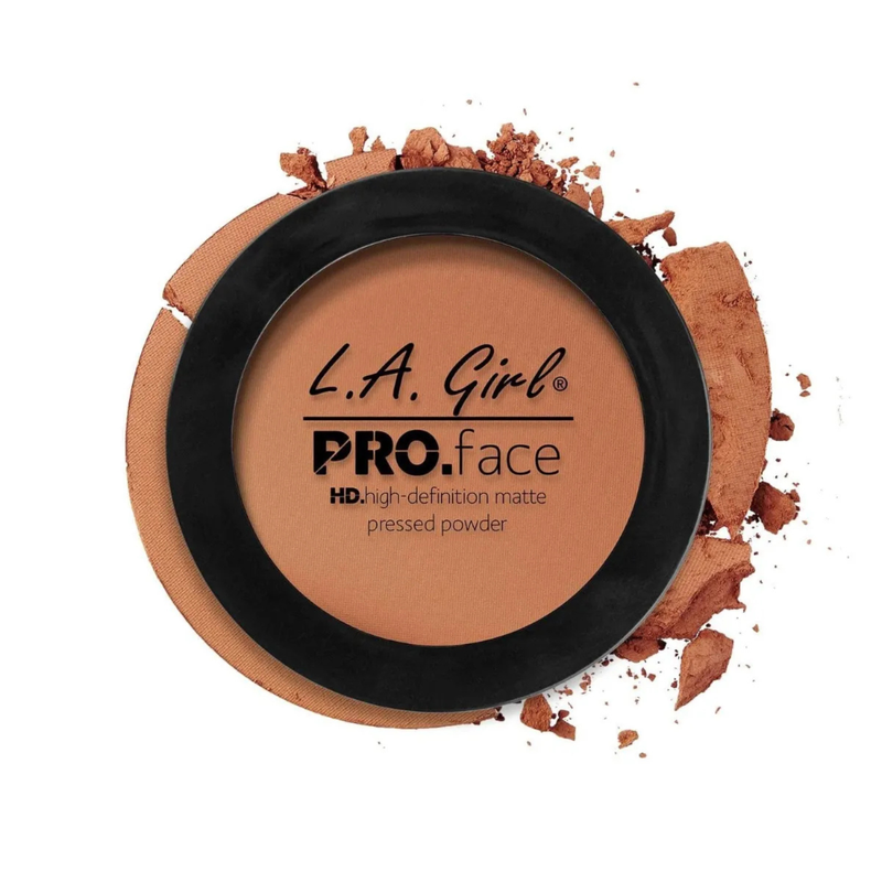 LA Girl Pressed Powder GPP614 Chestnut, compact poeder met oil control formule