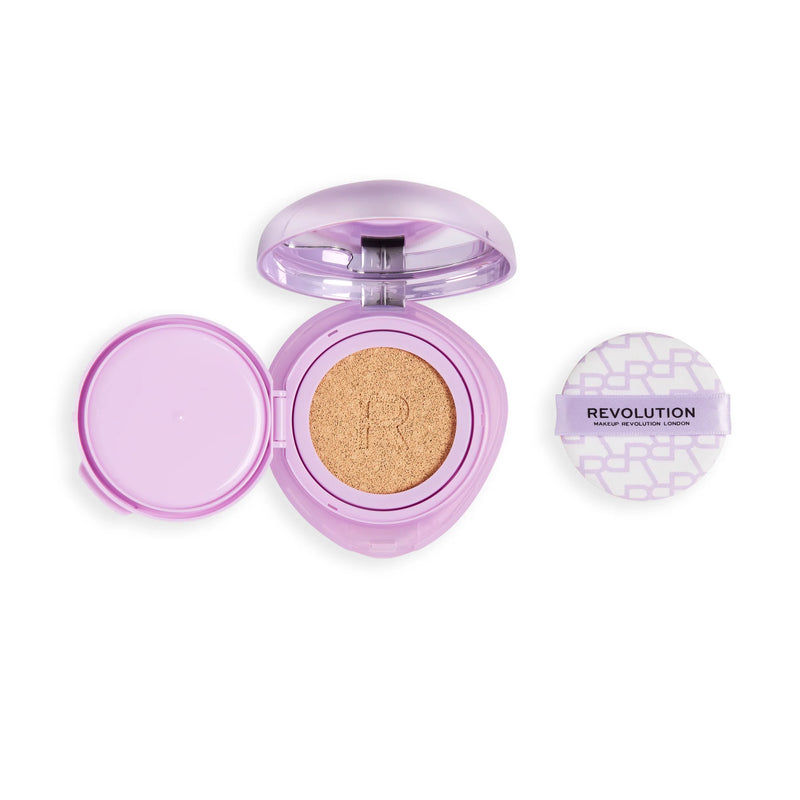 Revolution Superdewy Cushion Foundation Light Neutral, lichte foundation met een dewy finish