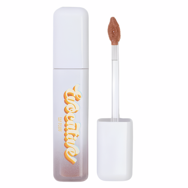 Singe Beauty Evocative Lip Fluff Ferocious Fudge, zachte liquid lipstick