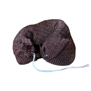African Net Sponge Sapo Hickory Brown