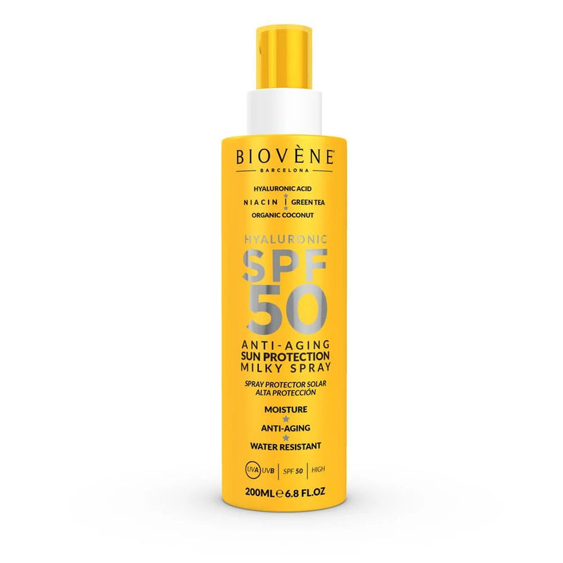 Biovene Hyaluronic Spf 50 Anti Aging Sun Protection Milky Spray