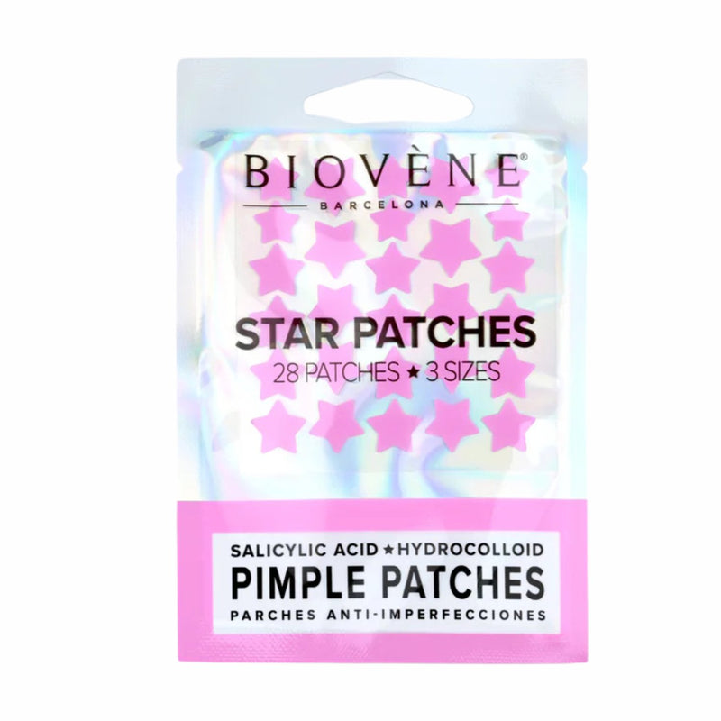 Biovene Star Patches Pink Pimple Patches Anti Blemish Stars, 28 Patches