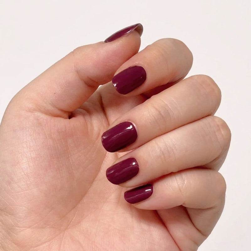 Nailo gellak stickers Burgundy Rouge, warme bordeaux