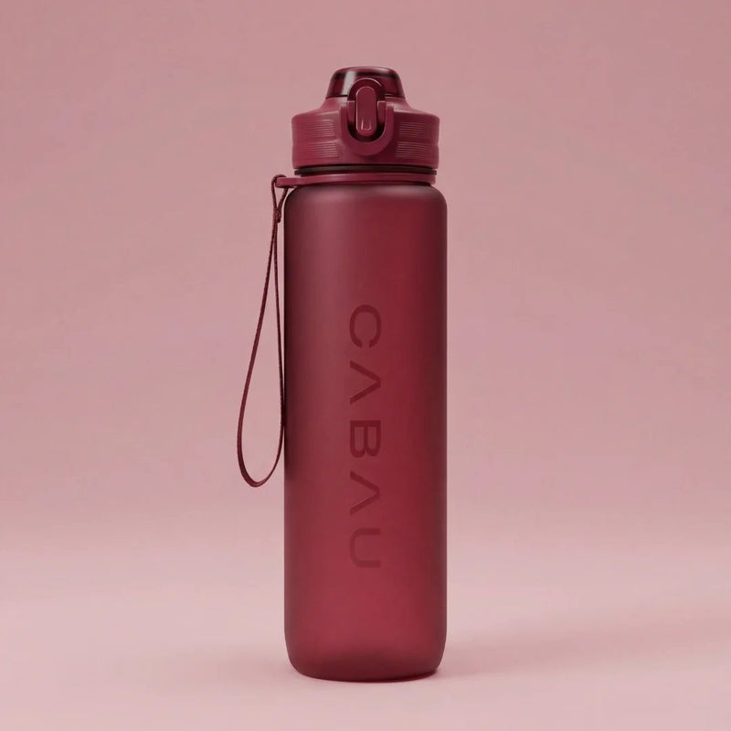 Cabau Lifestyle Bloom Water Bottle Cherry
