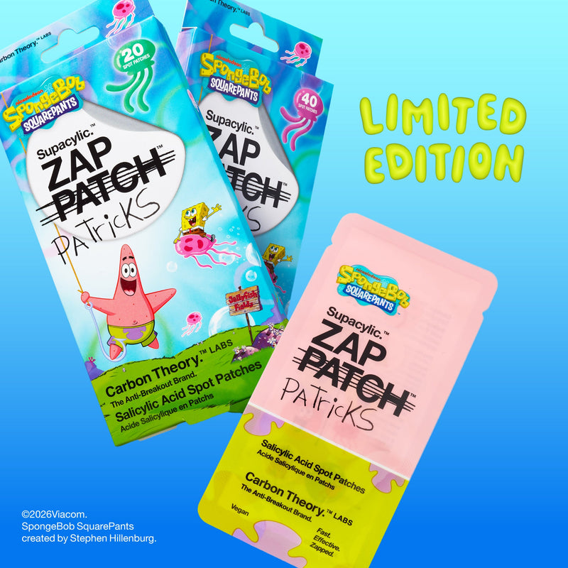 Carbon Theory X Spongebob Squarepants Zap Patricks Hydrocolloid Spot Patches 40 Pack 4