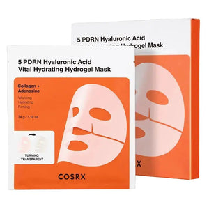 5 PDRN Hyaluronic Acid Vital Hydrating Hydrogel Mask 3-Pack