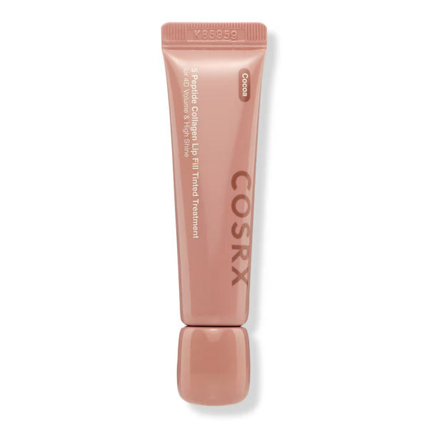 COSRX 5 Peptide Collagen Lip Fill Tinted Treatment 06 Cocoa, getinte lippenbalsem met peptiden en collageen