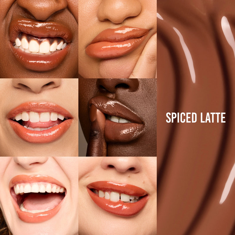 Danessa Myricks Beauty Glosswork 4d Ultra Shine Plumping Gloss Spiced Latte