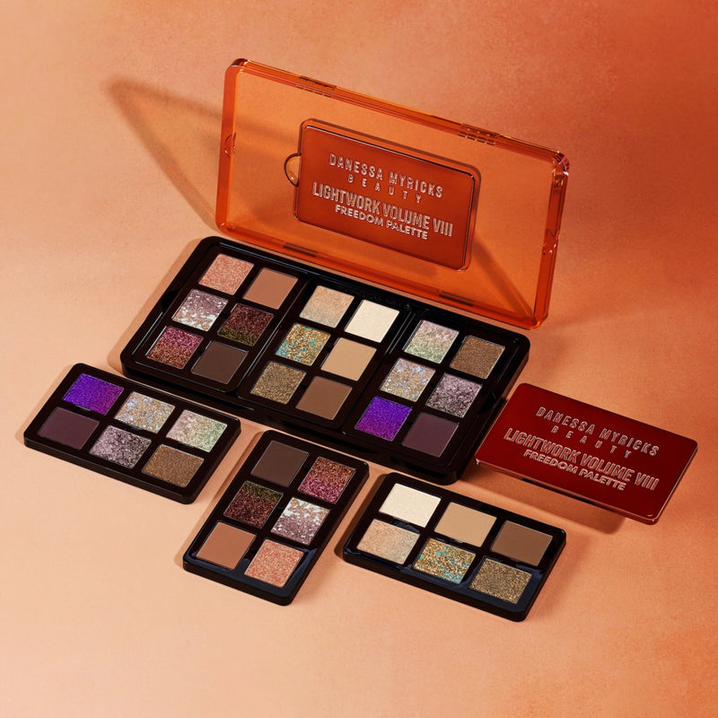 Danessa Myricks Beauty Lightwork Palette VIII Freedom Palette, oogschaduwpalette met 18 tinten