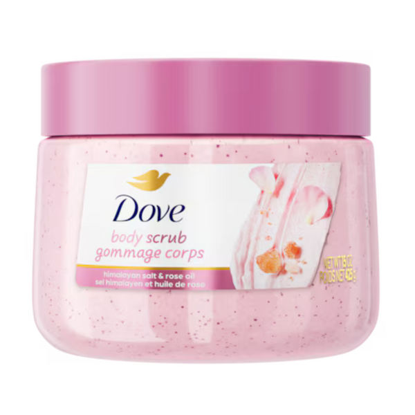 Dove Himalayan Salt & Rose Oil Exfoliating Body Scrub
