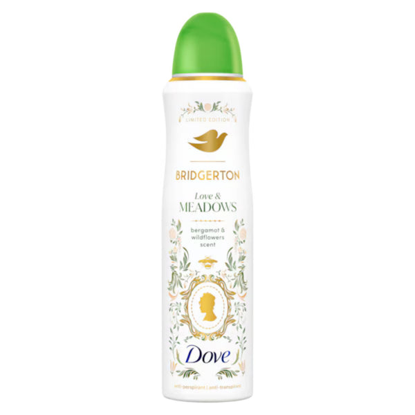 Dove X Bridgerton Love & Meadows Anti Perspirant Deodorant Spray 1