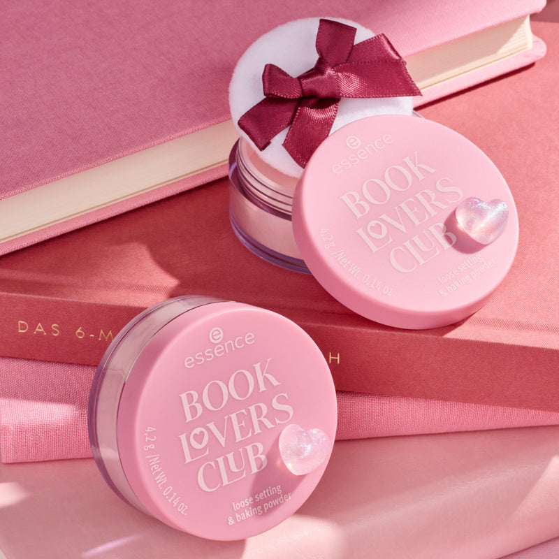 Essence Book Lovers Club Loose Setting & Baking Powder 01 Chapter: First Sparks, losse setting en baking poeder