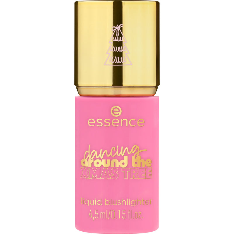Essence Dancing Around the Xmas Tree Liquid Blushlighter 01 Berry Ballet, vloeibare blush en highlighter