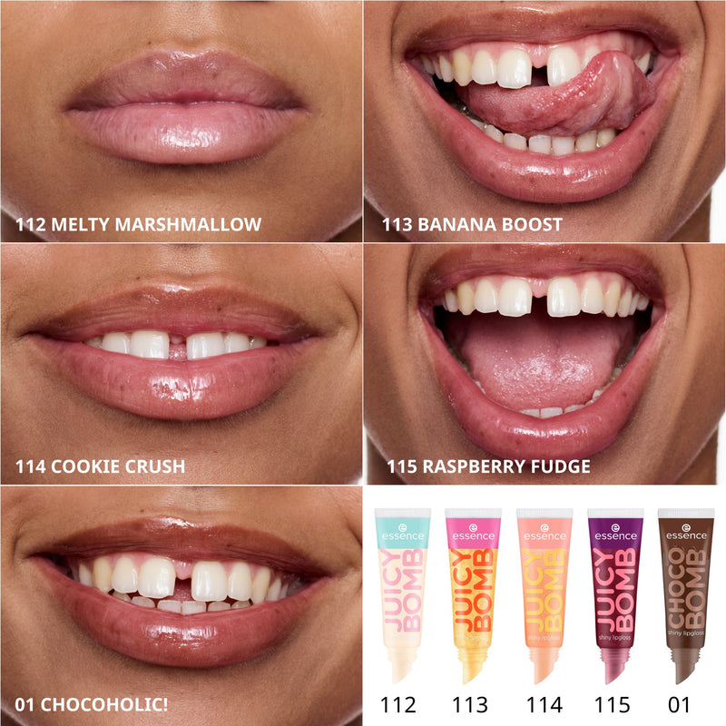 Essence Juicy Bomb Shiny Lipgloss Set Sweet Treats Edition 04