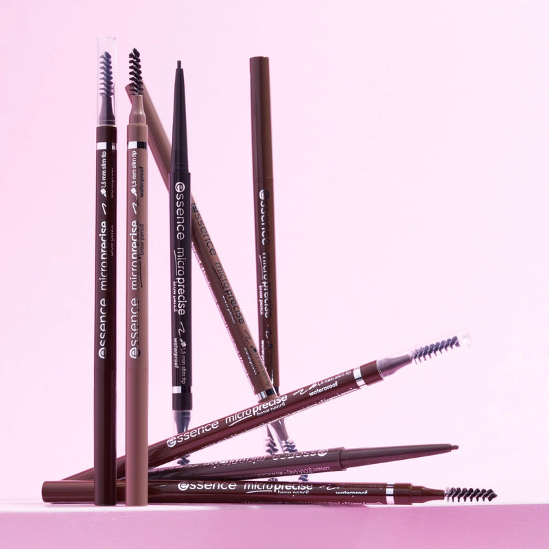 Essence Micro Precise Brow Pencil 03 Light Brown, wenkbrauwpotlood voor precieze applicatie, foto 4 van 5
