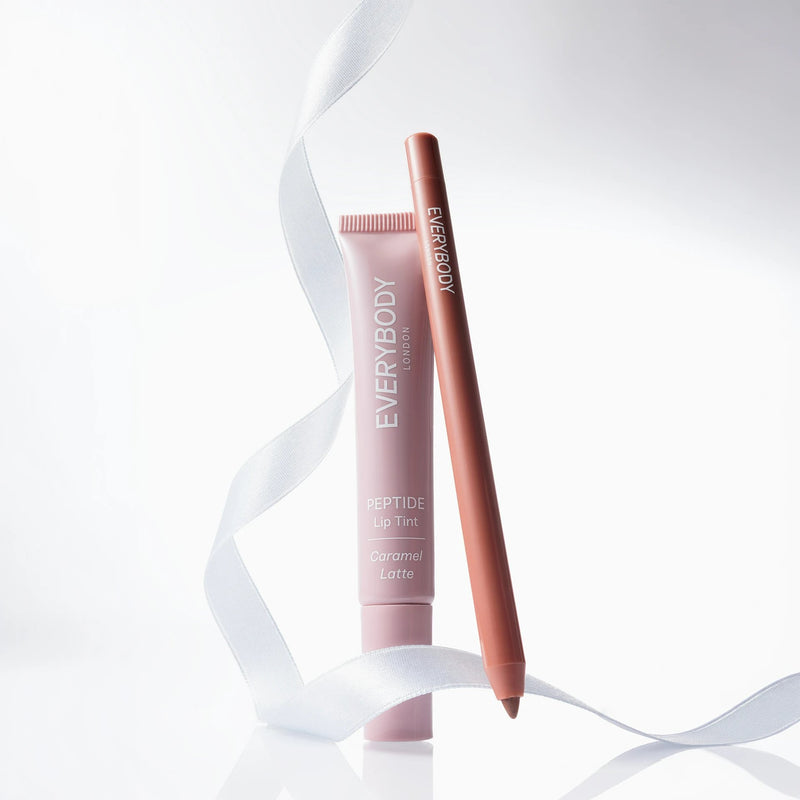 Everybody London Latte Nude Lip Set, lipliner en peptide lip tint, foto 2 van 5