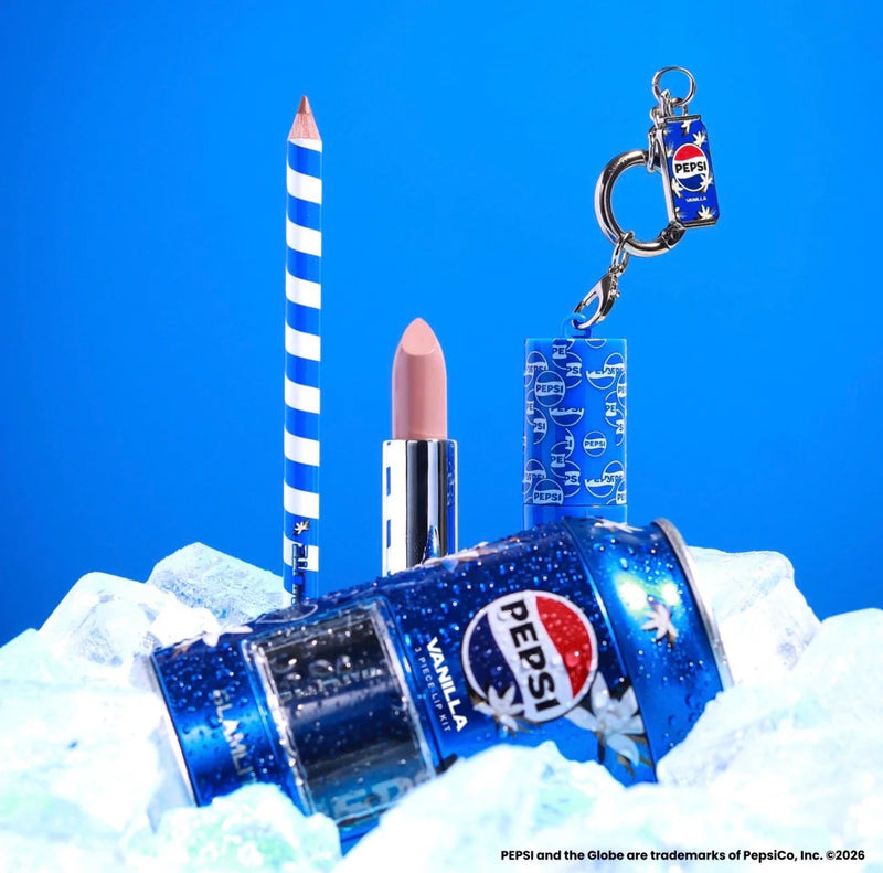 Glamlite X Pepsi Vanilla 3 Piece Lip Kit