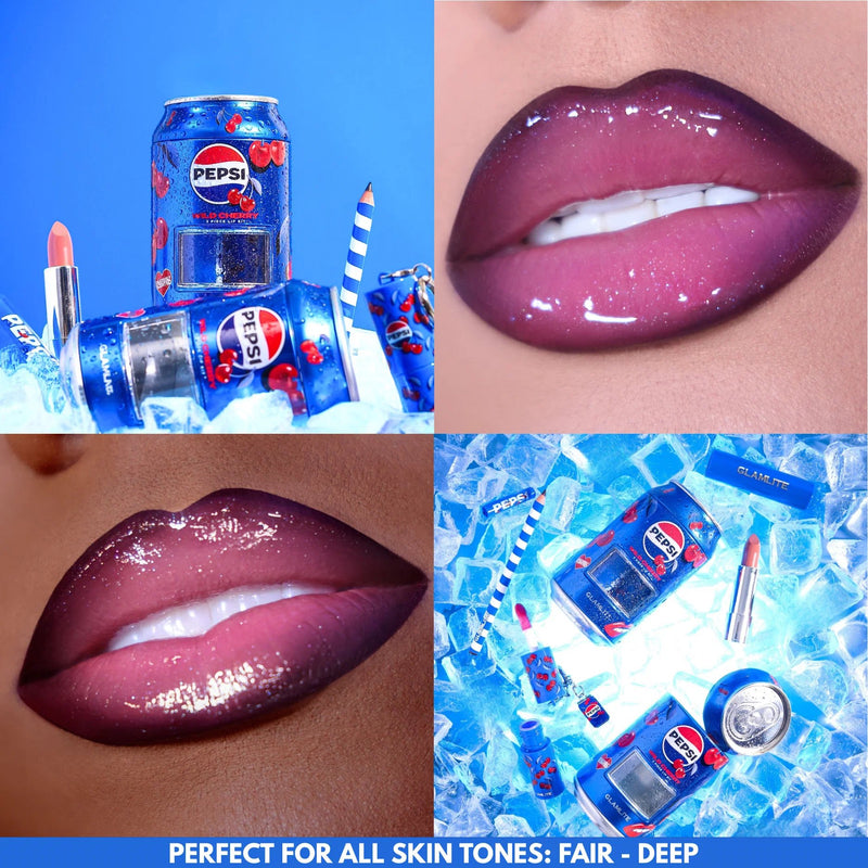 Glamlite X Pepsi Wild Cherry 3 Piece Lip Kit