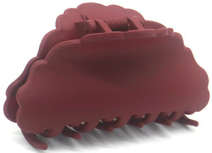 Hair Claw Burgundy 9cm