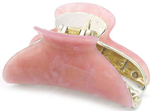 Hair Claw Gold Pink 8.5cm