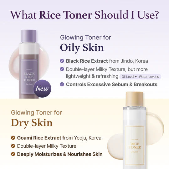 I'm From Black Rice Toner 150 ml.