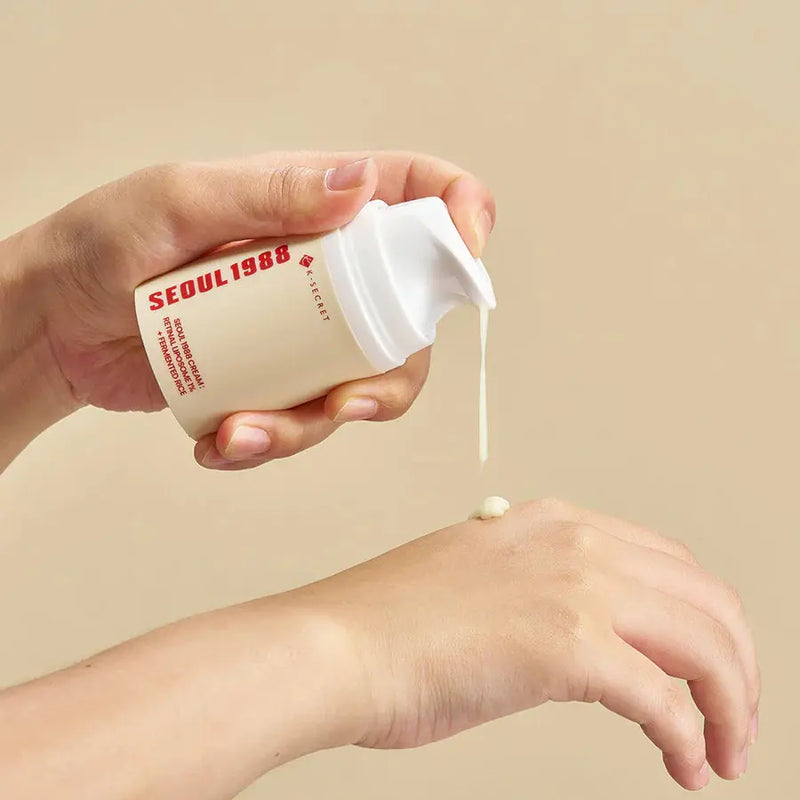 K-Secret Seoul 1988 Cream: Retinal Liposome 1% + Fermented Rice