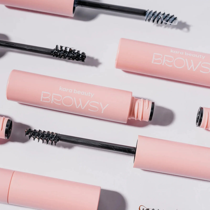 Kara Beauty Browsy Tinted Brow Gel Cocoa, getinte wenkbrauwgel voor definitie en hold