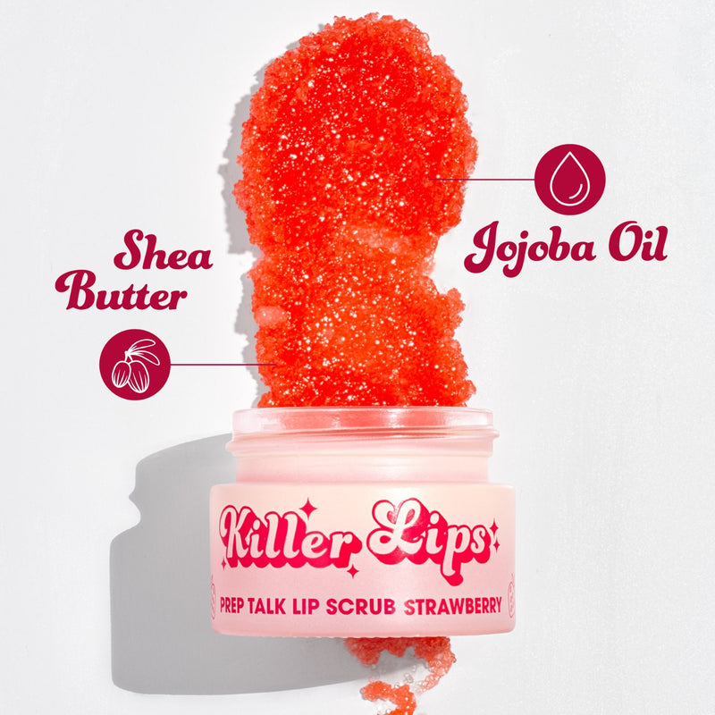 Killer Lips Prep Talk Lip Scrub Strawberry