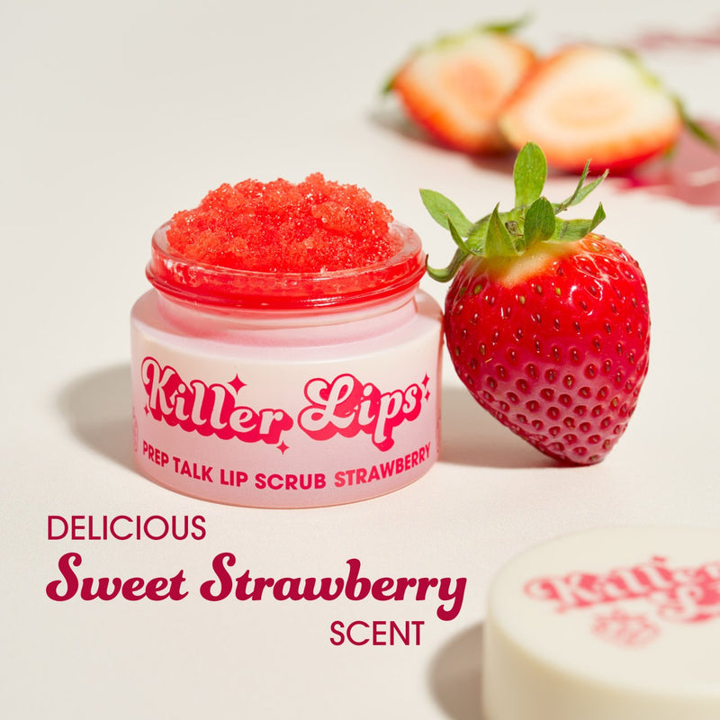Killer Lips Prep Talk Lip Scrub Strawberry