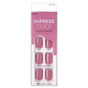 Impress Color Press-On Nails Petal Pink