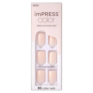 Impress Color Press-On Nails Point Pink