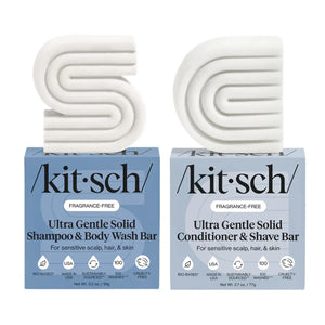 Fragrance Free Ultra Sensitive Shampoo & Conditioner Bar Set
