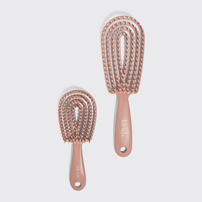 Kitsch Holiday Detangling Duo 2pc Set Terracotta 3