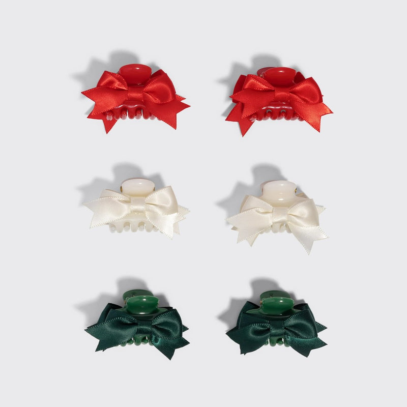 Kitsch Holiday Mini Claw Clips 6pc Set 7