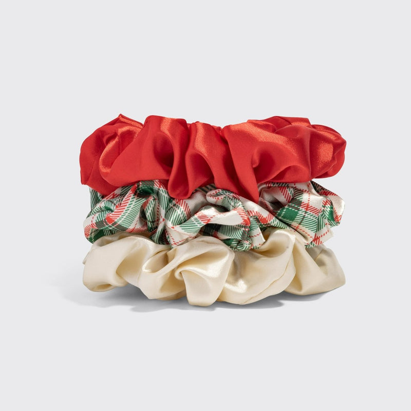 Kitsch Holiday Scrunchies 3pc Set Multi Color 8