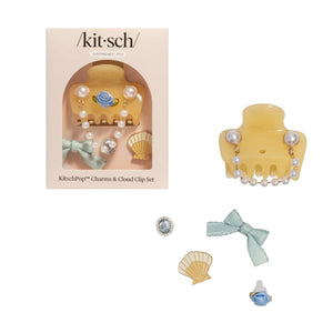 Kitschpop Cloud Clip 7pc Set Coastal Cottage Butter Yellow