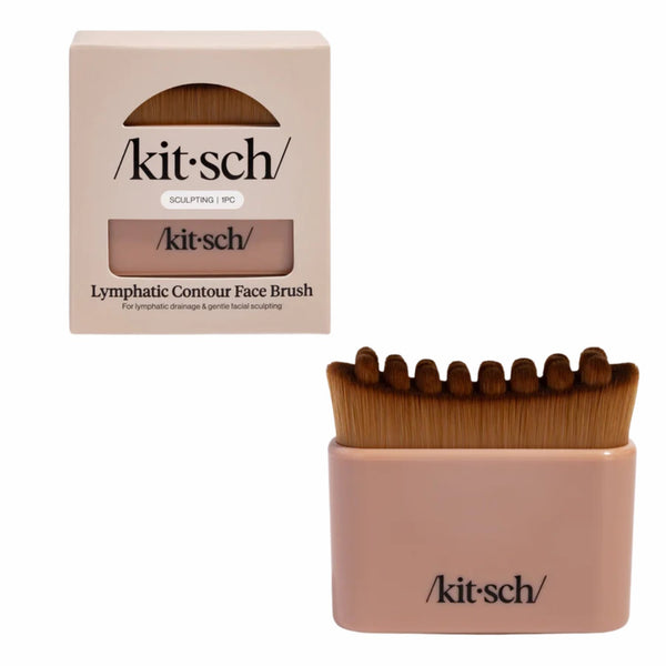 Kitsch Lymphatic Contour Face Brush Terracotta