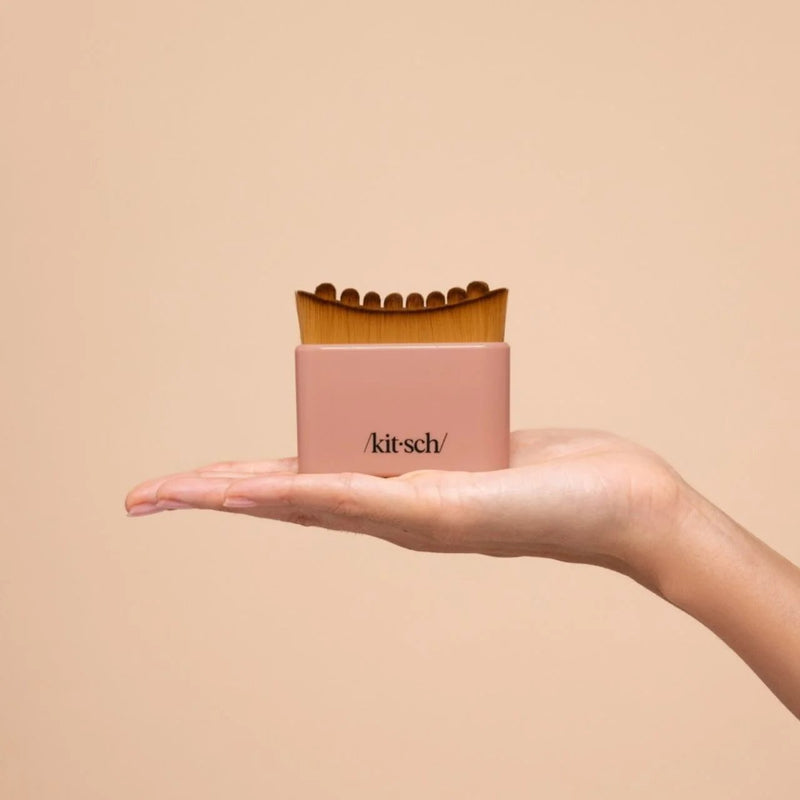 Kitsch Lymphatic Contour Face Brush Terracotta