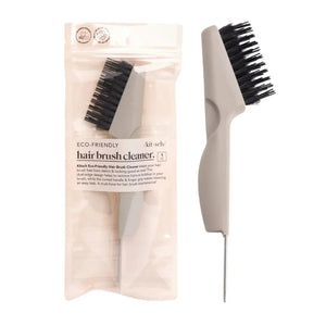 Recycled Plastic Hair Brush Cleaner Gray
